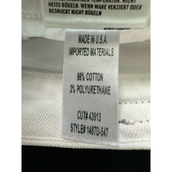 Citizens of Humanity Rocket Crop High Rise Skinny White Jeans Size 26 $198 - Picture 11 of 16